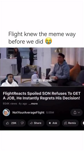 MEMES on Instagram: "flight the youtuber also known as flightreacts or simply flight is an online creator who built his name by reacting to basketball highlights gaming moments and funny internet clips his personality is what makes people stay because he brings a mix of loud energy confusion excitement and unfiltered honesty that feels natural and entertaining he is known for his unique reactions his iconic phrases and his ability to turn even simple moments into comedy his basketball videos bec