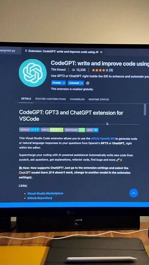 Yadnyesh | Python | Developer on Instagram: "CodeGPT 🤯🤯🤯 #codegpt #coding #coder #python #pythoncoder"
