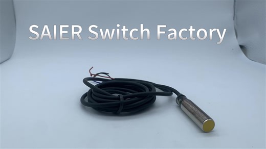 Inductive Sensor Manufacture Proximity Sensor 24vdc Flush Type 4mm Metal Proximity Switch for Machine Tool