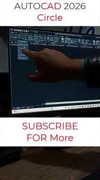AutoCAD Pro Tip: how to use Circle in autocad , #autocadbasics #autocad #autocadtutorial #shortshow