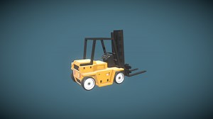 Low Poly Loader machine - Download Free 3D model by Vigneshwar (@rikki23)