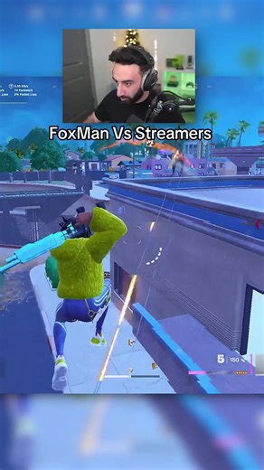 FoxMan Challenges Streamers in Epic Fortnite Showdown