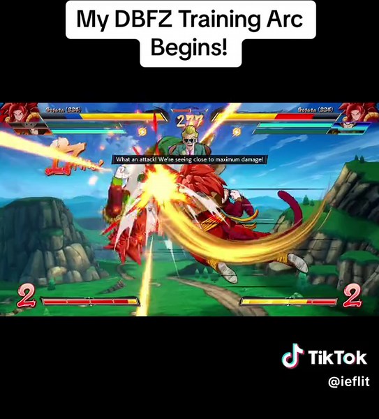 DBFZ training arc! We don’t drop combos 😤 #dbfzgameplay #dragonball #gaming