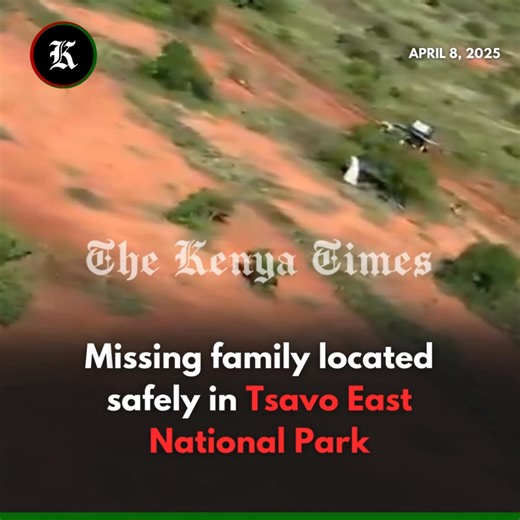 4.3K views · 123 reactions | How Chopper located missing family inside Tsavo East National Park | The Kenya Times | Facebook