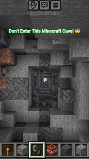 😨 Don’t Enter This Minecraft Cave! #minecraft #minecraftshorts #minecraftcave #gaming #minecraftbuil