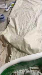 Popcorn ceiling made easy part 1. #popcornceiling #ceilingtypes #drywall #remodel #kitchen