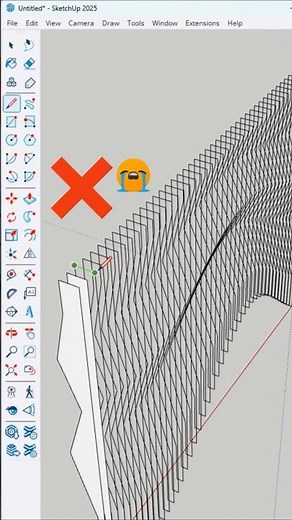 🤔 How to make a face from a line in SketchUp?