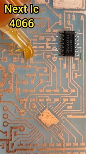 4066 IC Soldering | PI Metal Detector SMD PCB
