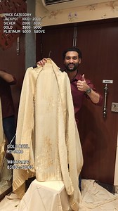 ▶️ GOLD REEL Rs 3980 ▶️ WHATSAPP 83602-97363 TO BOOK ONLINE ▶️ SHIMMER TISSUE COLLECTION ✨ LIMITED EDITION COLOR – IVORY 🤍 in Our Viral Gold Weave Suit! ✨ 🚀 Launching a new color after two months! This stunning new shade is finally here! 🎊💃 👗 Unstitched 3-Piece Suit , till 5xl Possible to stich, sleeve separate 💎 Shirt & Dupatta: Premium stretchable crushed tissue fabric with an exquisite gold weave in a royal Rajwada pattern 👑💫. Unlike ordinary Banarasi weaves, this soft, radiant gold t