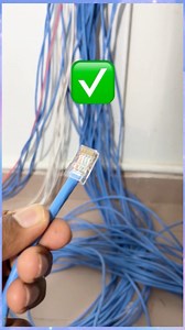 177K views · 1.2K reactions | RJ45 Connector Crimping – Easy & Simple This video shows the easy method of attaching an RJ45 connector to Cat6/Cat5e network cables. Suitable for beginners and quick network setups. #RJ45Connector #Crimping #Cat6Cable #NetworkInstallation #ElectricianTips | MN Electric Solution | Facebook