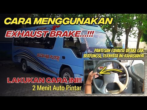 HOW TO USE THE ISUZU ELF LONG NKR 55 LWB EXHAUST BRAKE FOR BEGINNERS | EXHAUST BRAKE TIPS & TUTORIAL