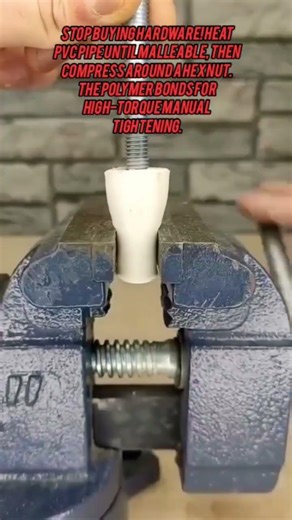 Create Custom Wing Nuts in Seconds Fast!​#DIYHacks #WorkshopTips #PVCProjects #Engineering #ToolHack