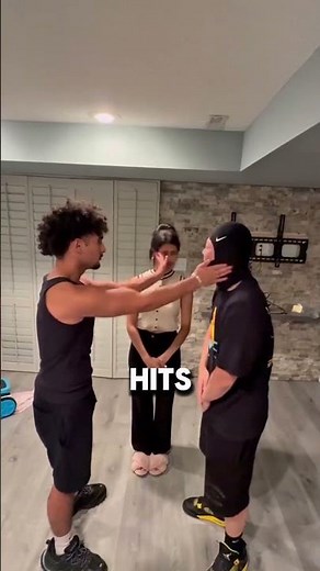 She couldn’t handle the slap challenge 😳👋