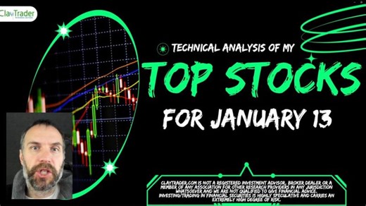 Top 10 Stocks For January 13, 2026 ( $EVTV, $ONDS, $BDSX, $UP, $NVDA, and more! ) | Clay Trader
