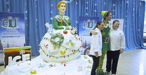 12K views · 375 reactions | This is one incredible, edible elf — go behind the scenes of our 10-foot tall Buddy, created by our talented ICE cake decorating instructors and students to celebrate the return of Elf The Musical to the Theater at The Garden! To learn more, visit ice.edu/ELF. | Institute of Culinary Education | Facebook