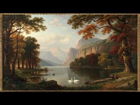 Luxury TV Screen in Gold Classical Painting Frame | Elegant TV Wallpaper Inspiration