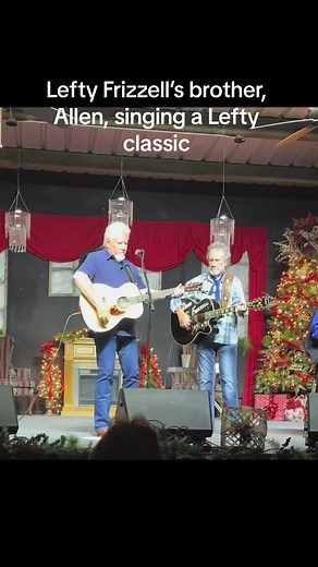 Allen Frizzell, brother of Lefty, singing the Lefty classic, “I Never Go Around Mirrors”, with David Frizzell. #classiccountry #leftyfrizzell #countrymusic #legend #halloffame