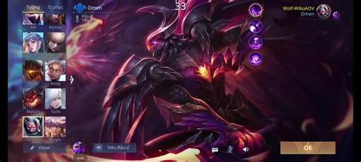 Omen X Omen Collaboration in AOV Gameplay