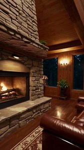 2.4K views · 39 reactions | Luxury Log Cabin Living Room #LogCabinLiving #RusticLuxury #CabinLife #MountainHome #CozyInteriors | Home & Decoration | Facebook