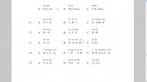 《HSK标准教程2》练习册:第12课 听力