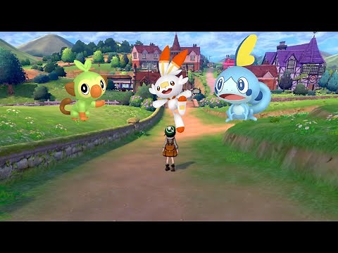 comment avoir les trois starters sur Pokémon épée (flambino, laméléon et ouistempo)