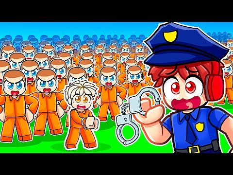 Arresting 1,597,371 Prisoners in Roblox Prison Tycoon!