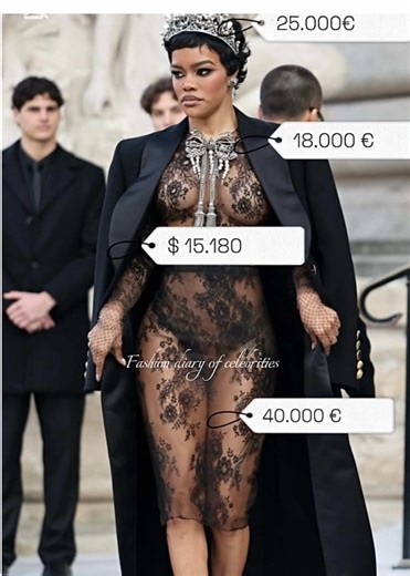 @Teyana Taylor at the Schiaparelli Spring–Summer 2026 Couture Show, wearing a look that perfectly embodies Erotic Power Dressing. Full outfit @schiaparelli Tell me in the comments what outfits you would like me to comment on or what you think of this look, what is your favorite piece of clothing, what would you wear and where? #teyanataylor #schiaparelliparis #fashion #creatorsearchinsights #fyp