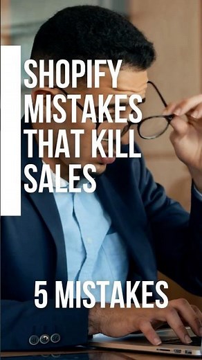Shopify Mistakes That Kill Sales #shopifyapi #shopifytutorial #shopify