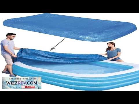 Rectangular Pool Cover Fits 120 in x 72 in Inflatable Swimming Pool