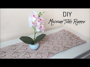 DIY Macrame Table Runner || Macrame Tablecloth || Taplak Meja Macrame