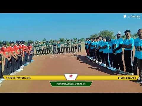 VICTORY HUNTERS KPL vs STORM BREAKER live cricket match | KONDH PREMIER LEAGUE JUNIOR 4 live - ZA Sp