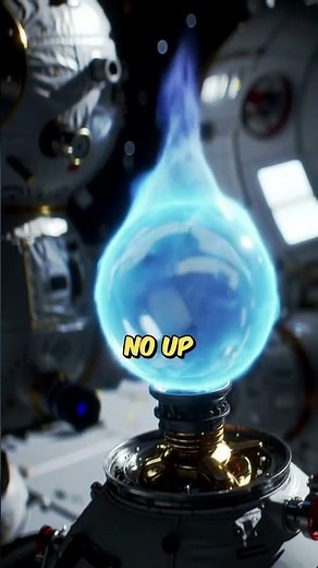 Why Fire Is Actually Cold in Space? 🔥🧊 #shorts #space