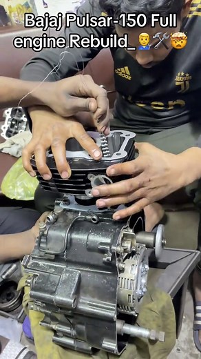 Bajaj Pulsar-150 Full Engine Service Explained