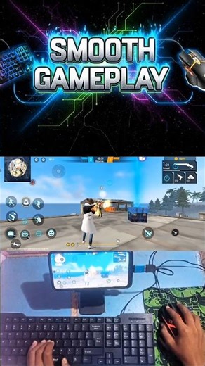 Mobile Gaming + Keyboard/Mouse = God Level! 🔥 #trendingshorts #shortsviral #gaming