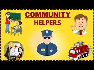 Community helpers | Easy English rhyme for kids | English recitation | Our helpers