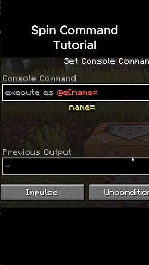 Spin Me Round #minecraft Command #tutorial