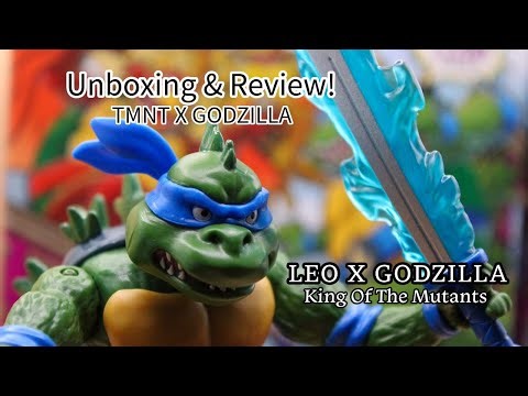 Unboxing Leo x Godzilla! | TMNT x Godzilla Crossover Figure Review