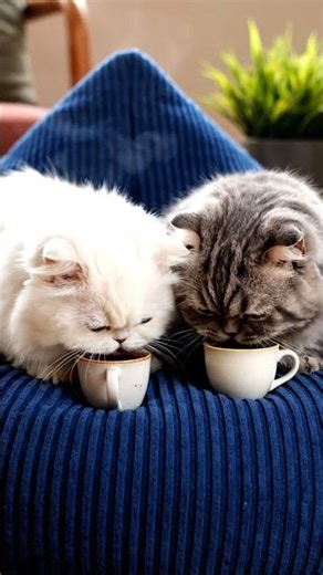 Coffee time ☕😁🥰#subscribemychannel #cute #ytshorts #catshorts #funnycats #funnyshorts #fypシ