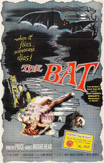 The Bat (1959) ⭐ 6.1 | Horror, Mystery, Thriller