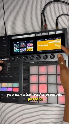 How to load premade patterns on Maschine Plus #maschine #maschineplus