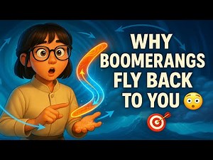 How a Boomerang Flies Back to You — The Science 🧠🎯 | Aerodynamics & Rotation Explained