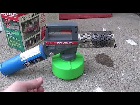 How to Use a Burgess Propane Mosquito Fogger Bug Killer (in 4 Minutes) Model 1443