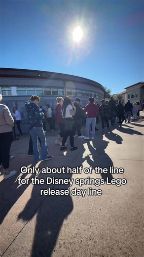 It only took about an hour to get through the line though and I got all the sets I wanted 🥰 #legotok #legoaddict #disneysprings #afol #afolcommunity