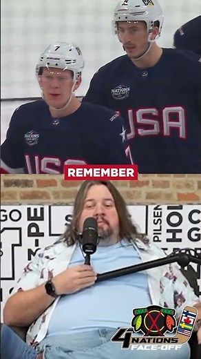 Matthew Tkachuk and Brandon Hagel FIGHT in the USA vs. Canada showdown #nhl #hockey #fyp