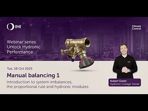 Webinar - Manual Balancing 1 | Introduction to system imbalances