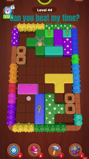 Wood Block Jam | Level 44 Walkthrough