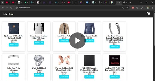 #reactjs #usestate #useeffect #usecontext #usereducer #localstorage #apiintegration #frontenddevelopment #webdevelopment #mern #learningbybuilding #ecommerce #qalamtrainingprogram | Humaira Awan