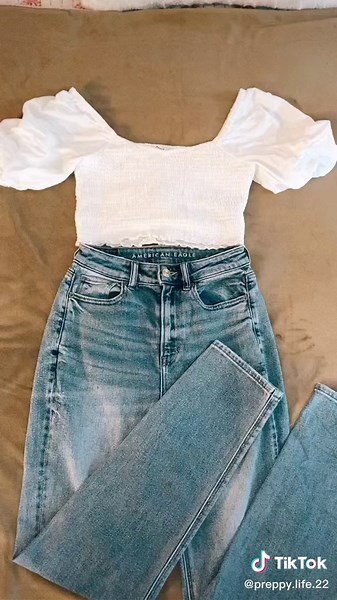 which is your fav ⚡️⚡️ #fyp #outfits #jeans #vibes #shopping #foryoupage #foryou #skirt #strapless