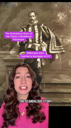 Marisa! 🇮🇹🇺🇸❤️ on Instagram: "JJ Astor was one of the wealthiest people of the Gilded Age. He shocked New York’s high society when he divorced his wife and quickly remarried to a teenager when he was 47. To escape the scandal the two honeymooned in Europe. On their return JJ Astor perished on the Titianic. #titanic #astor #gildedage #history #historynerd #todayilearned #historylovers #mindofmarisa #funfacts #americanhistory #ushistory #titanic1912"