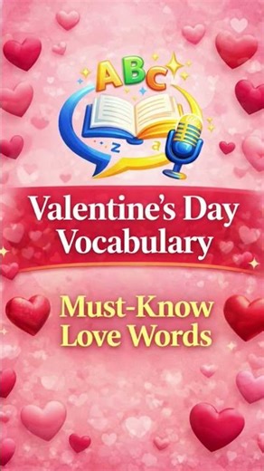 Which Valentine’s word describes YOU best?Comment below 👇 and let’s learn together!
